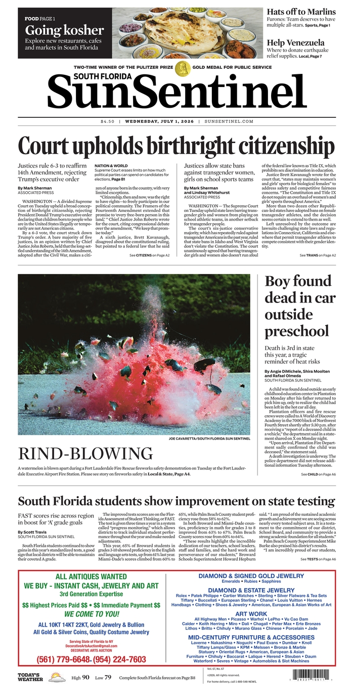 South Florida Sun-Sentinel