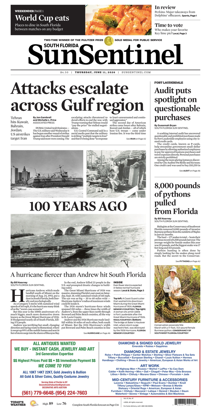 South Florida Sun-Sentinel