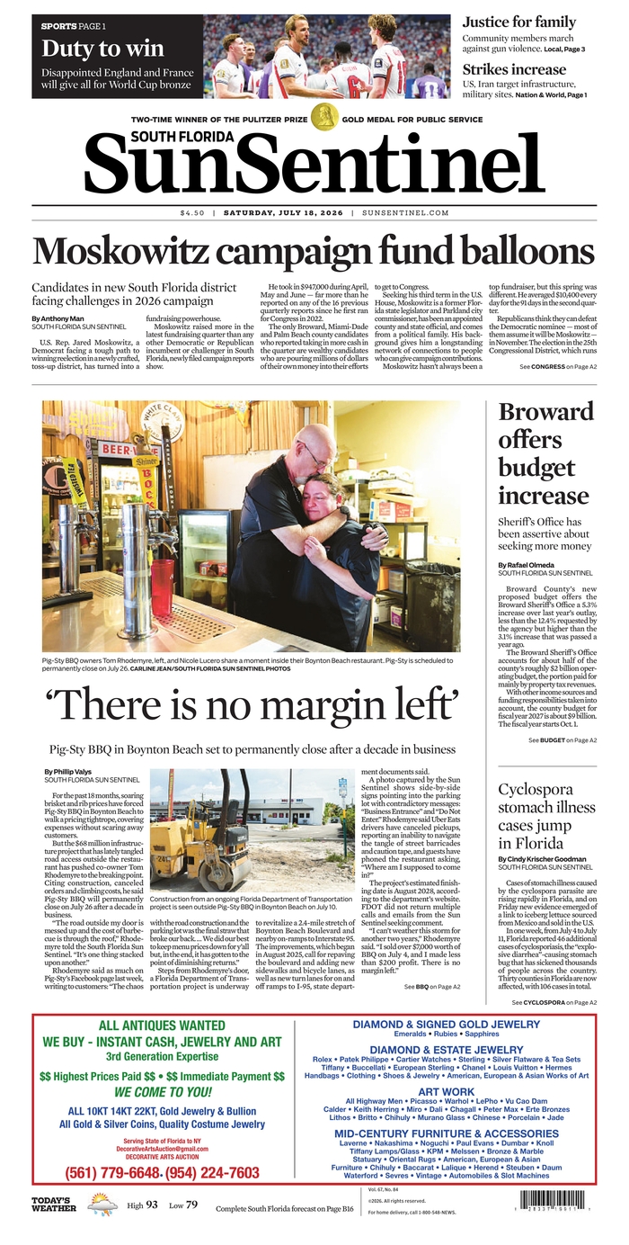 South Florida Sun-Sentinel