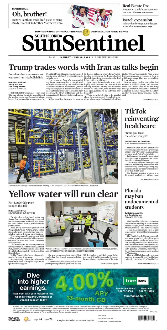 South Florida Sun-Sentinel