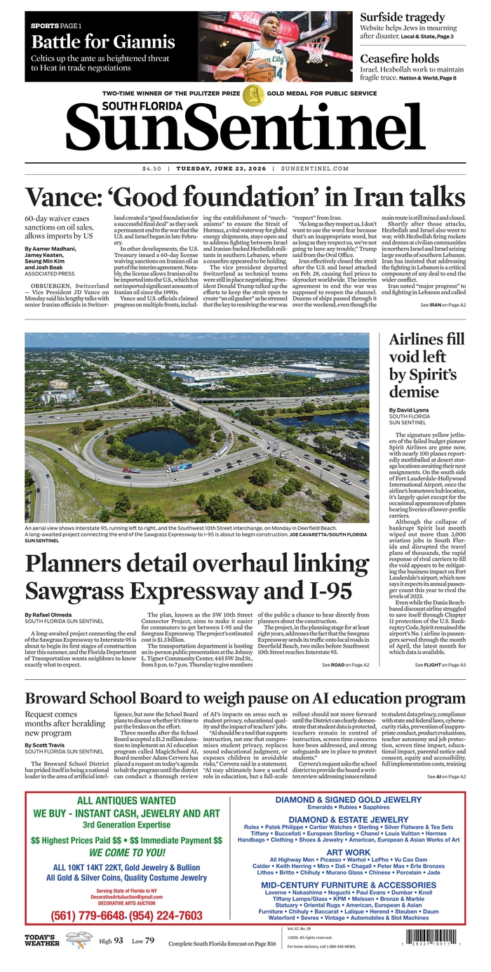 South Florida Sun-Sentinel
