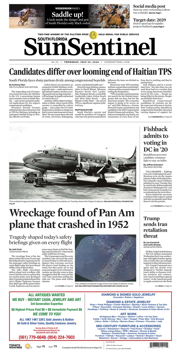 South Florida Sun-Sentinel