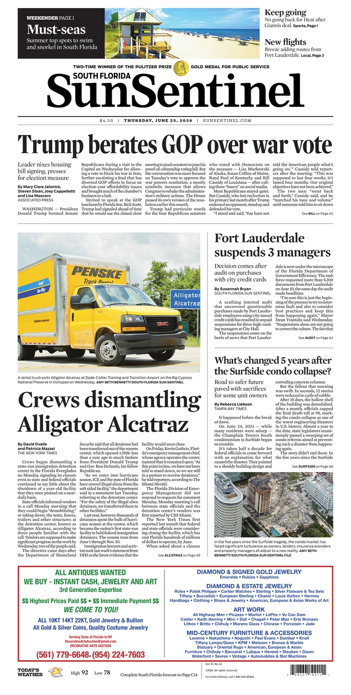 South Florida Sun-Sentinel