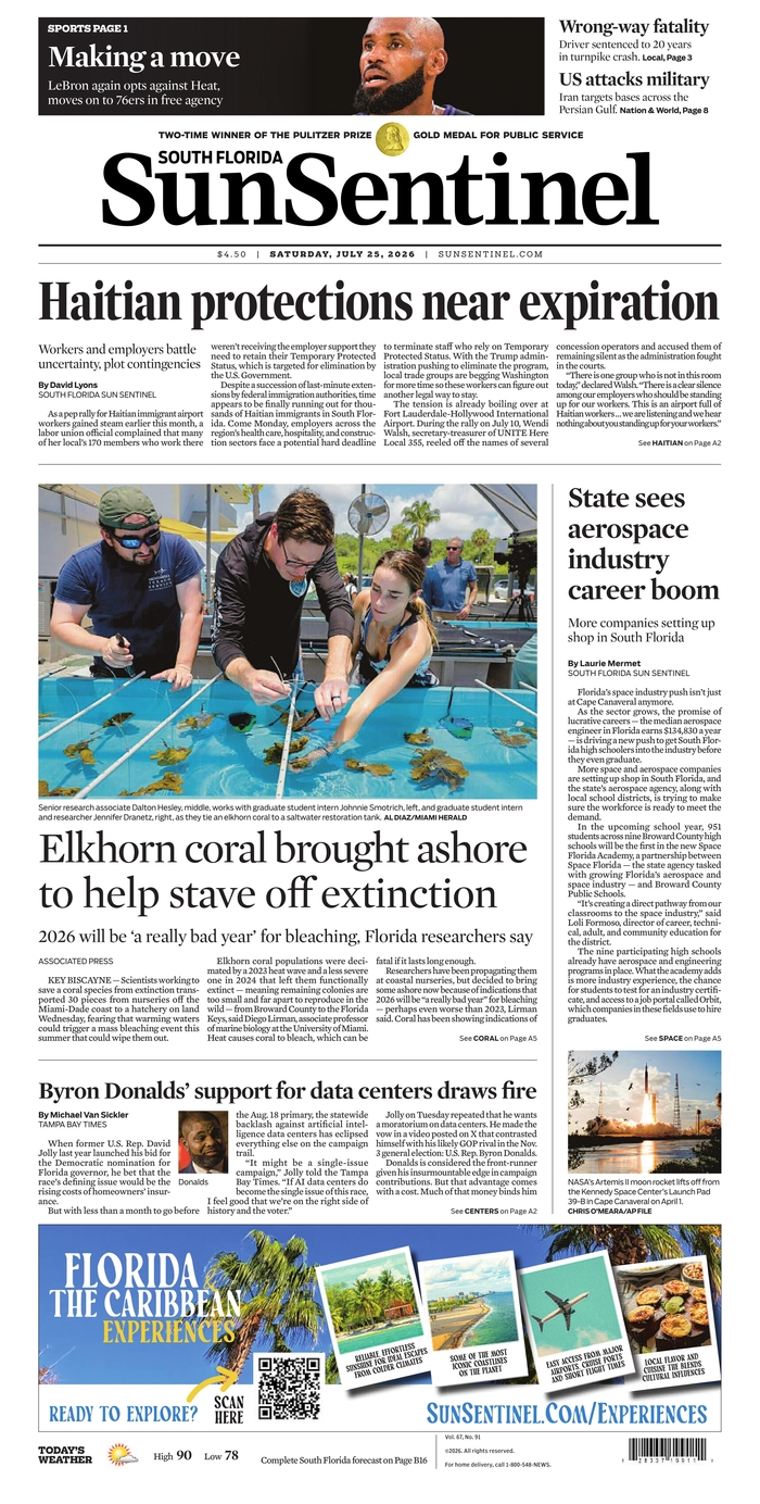 South Florida Sun-Sentinel