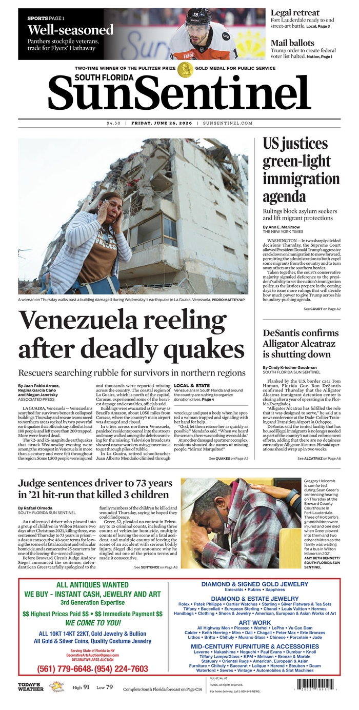 South Florida Sun-Sentinel