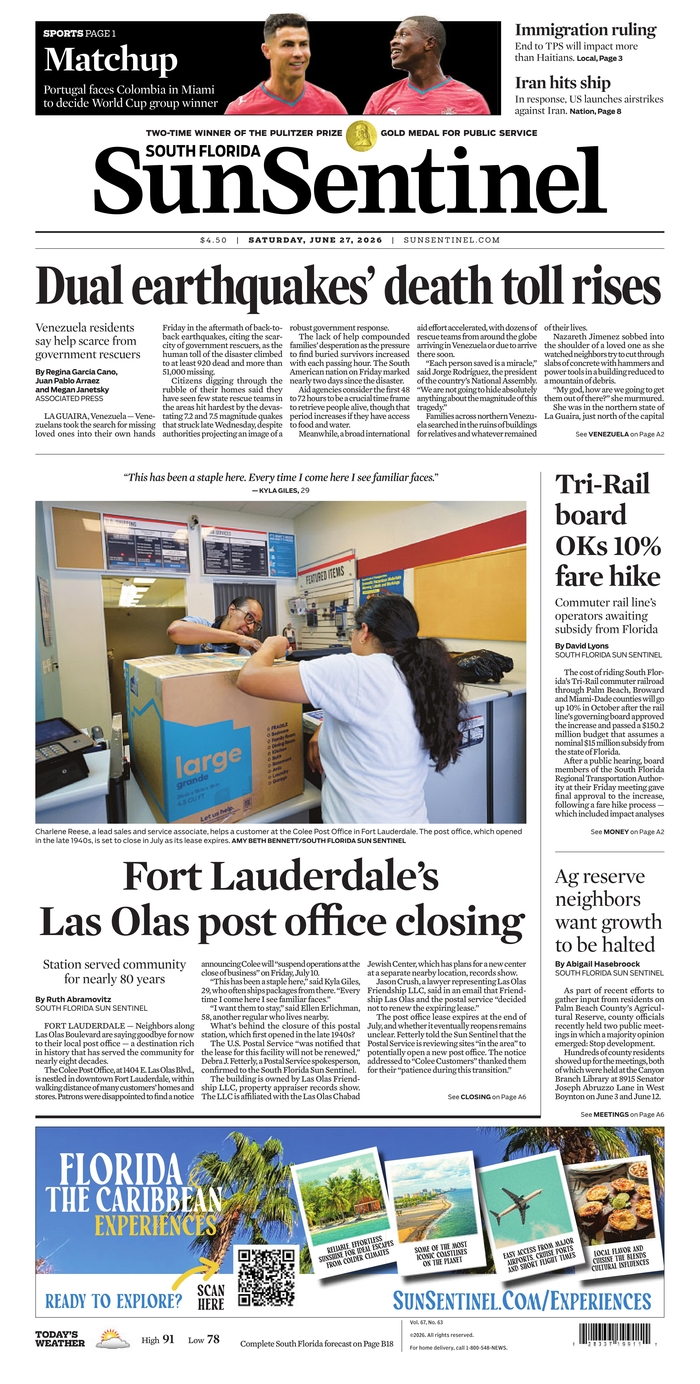 South Florida Sun-Sentinel