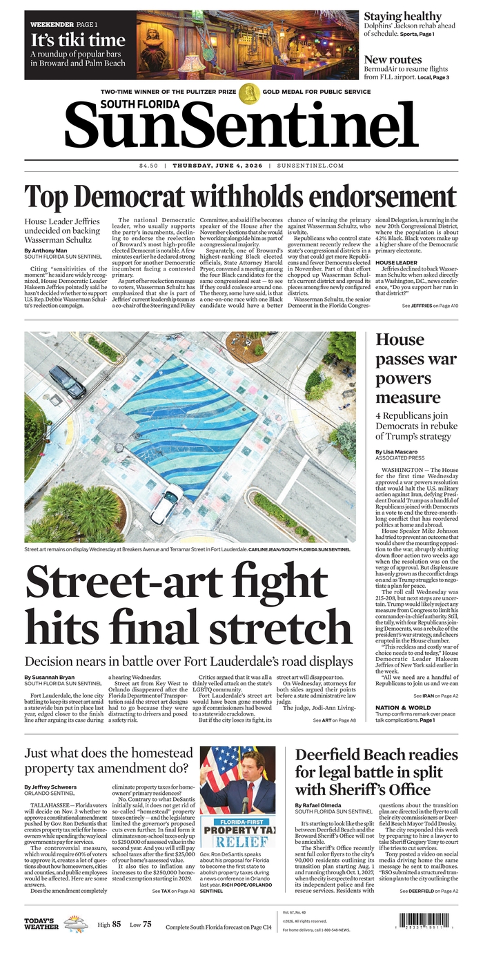 South Florida Sun-Sentinel