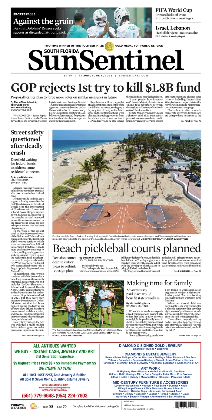 South Florida Sun-Sentinel