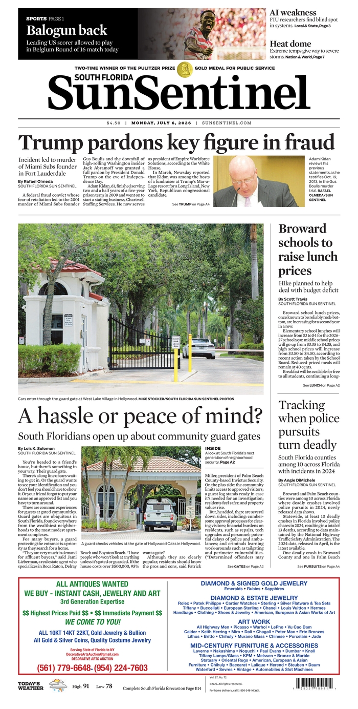South Florida Sun-Sentinel