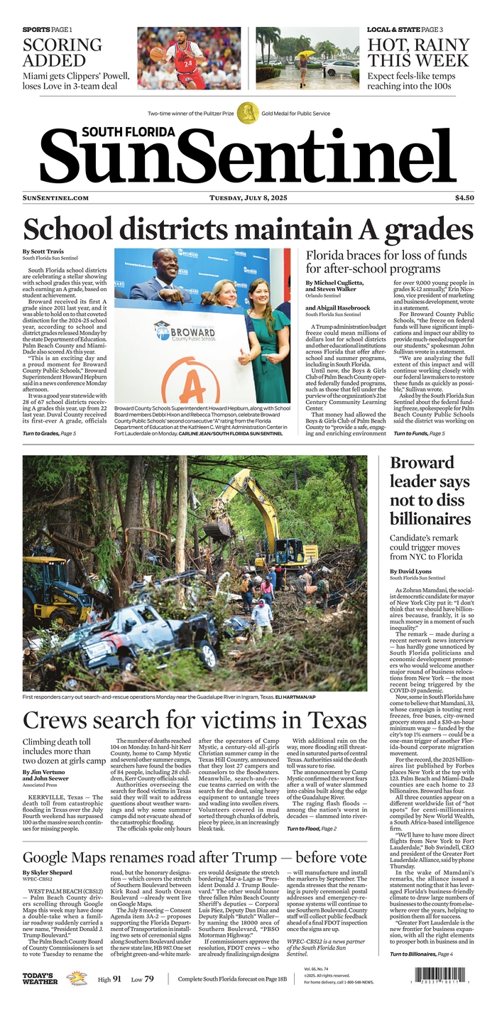South Florida Sun-Sentinel