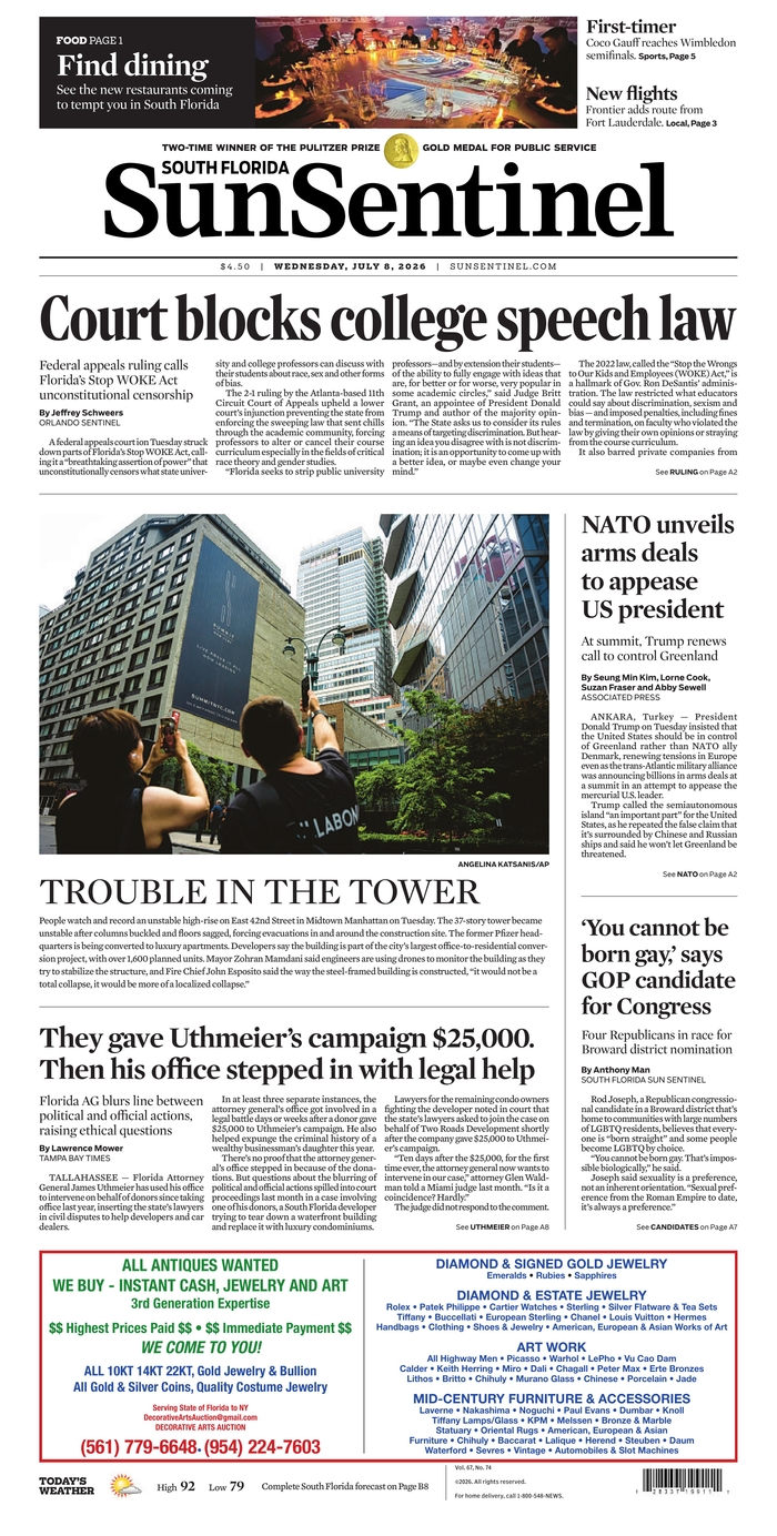 South Florida Sun-Sentinel